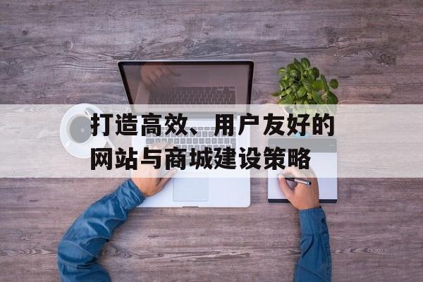 打造高效、用户友好的网站与商城建设策略